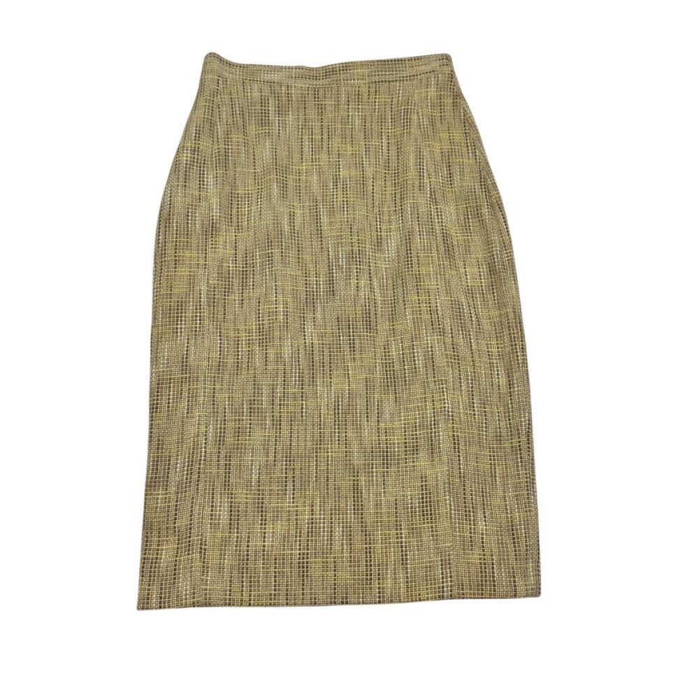 Escada Vintage 60's Jackie O Tweed Textured Pencil Skirt Women's Size 36/US 6